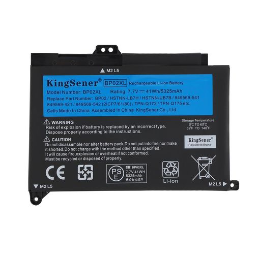 KingSenerBP02XL互換バッテリーHPPavilion用PC1515-AU15-AU010WM15-AU01815-AU136TXHSTNN-LB7HHSTNN-UB7B7.7V41Wh