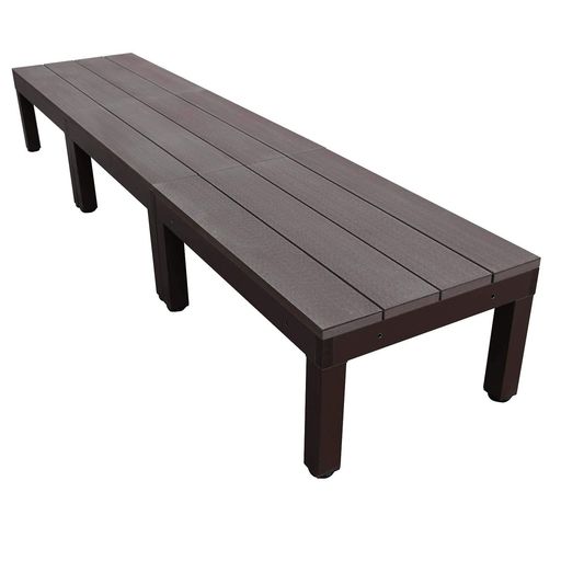 アイガーデン(igarden) アイウッドデッキPLUS60系 ダークブラウン 幅900mm x 奥行598mm x 高さ400mm 3点セット i10385_3d60_db|fleurette