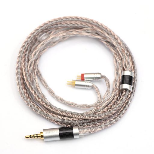 TRIPOWINJellyアップグレード21コアHiFiイヤホンケーブル銀メッキOCCケーブル+グラフェン&銅線+OCCケーブルで混合編み3.5mm-4極/2.5mm-5極/4.4mm-5極プラグが選択可 4,782円