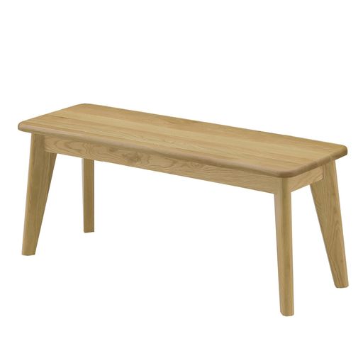関家具(Sekikagu) ダイニングベンチ ナチュラル オーク 幅105 (cm) オーク無垢 バレーナ 201099｜fleurette