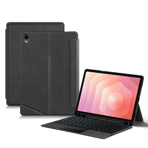 縦置き対応 Galaxy Tab S11 11インチ用の キーボード タッチパッド バックライト付き マグネット式 ケース 分離式 Galaxy Tab S11 対応 キーボードケース 磁気吸着 トラックパッド付き｜fleurette