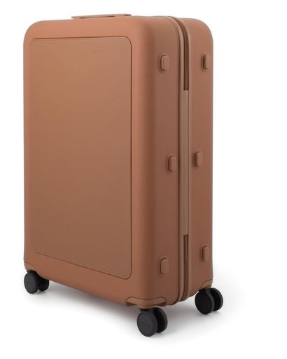 [モルン]スーツケースキャリーケース大型TSAロックファスナータイプダイヤル式Large92L預け入れ琥珀色