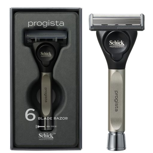 Schick(シック)プロジスタ6枚刃ホルダー(刃付き)男性用髭剃りカミソリひげそり