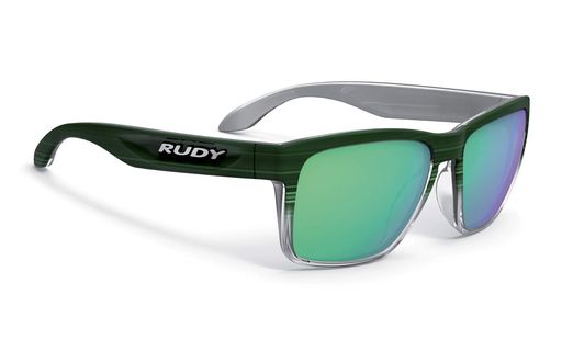 ルディプロジェクト(RUDYPROJECT) スポーツ サングラス ビーチスポーツ UVカット 紫外線対策 ユニセックス スポーティー カジュアル SPINHAWK スピンホーク グリーン ストリークド マット フレ…|fleurette