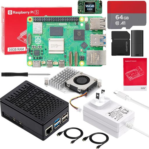 VesonnRaspberryPi516GBStarterKit技適を手に入れる済みラズベリーパリア犬516GBゲーム盤/64GB