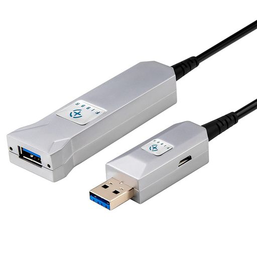 FIBBR 超ロング USB 3.0 延長ケーブル タイプ A オス - メス、15M 高速 5Gbps データ転送エクステンダー コード、プレイステーション、プリンター、ディスプレイ、ハード ドライブ、ウェブカメ…|fleurette