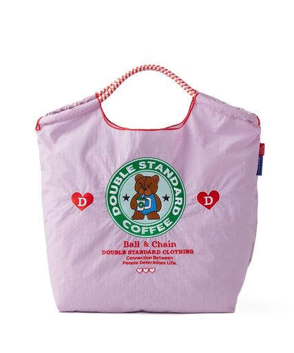 [ダブルスタンダードクロージング]Ball&Chainコーヒーベアミニショッピングバッグ0400-002-261レディースラベンダーFreeSize