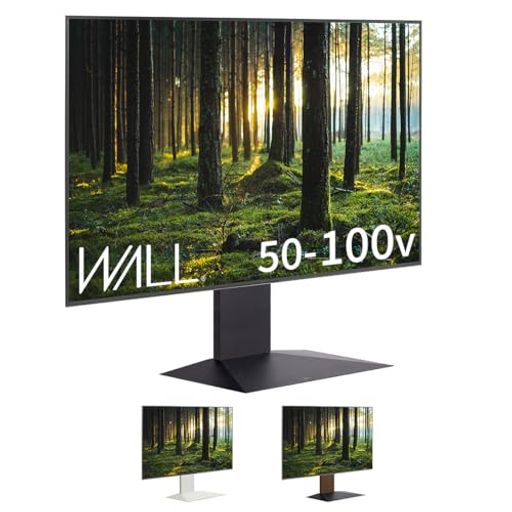 EQUALSイコールズテレビ台壁寄せテレビスタンドWALLV4フロアタイプ50~100V対応サテンブラック