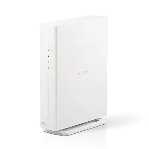 エレコムWifiルーター無線LAN最新規格Wi-Fi611ax/11acIPv6対応(IPoE)AX30002402+574Mbps有線Giga縦置き・壁掛け対応ビームフォーミングZ【