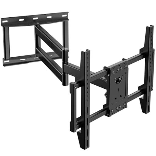 WNJQBY壁掛けテレビ金具アーム式32-80インチ液晶対応大型前後&左右&上下多角度調節回転90度可能可動式フルモーション式VESA規格最大600x400mm耐荷重60kg4042435560657075