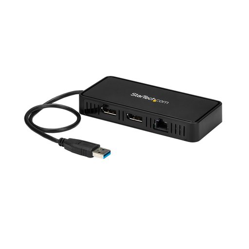 StarTech.com USB 3.0接続 ミニ ドッキングステーション Mac/Windows対応 デュアルDisplayPortモニタ対応 4K/60Hz GbEポート USBA2DPGB|fleurette