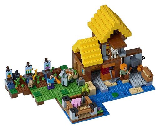 LEGOマインクラフトザ・ファームコテージ21144精神的な統合一揃いの道具(549天下太平)