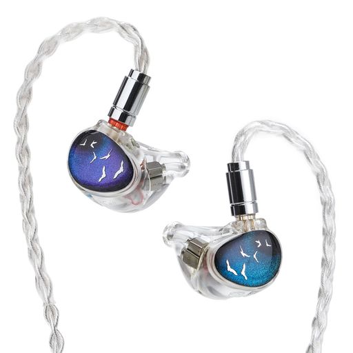 HiFiGoKineraCelestPhoenixCall1DD+2BA+26mmマイクロプレーナードライバーインイヤーモニター、5ハイブリッドドライバーインイア式のイヤホン(3.5mmTransparent)