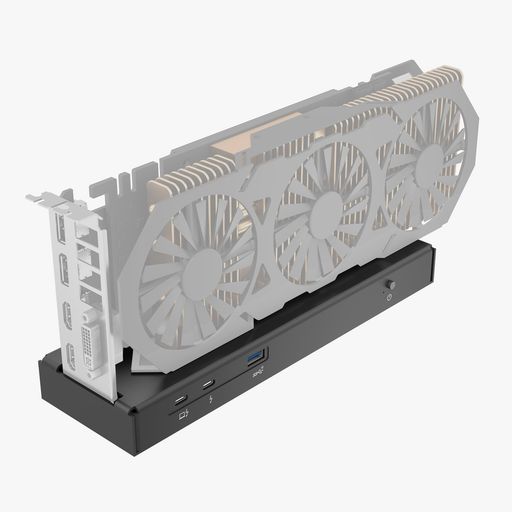 【美品】TREBLEET eGPU エンクロージャ USB4 40Gbps Compatible with Thunderbolt 4 eGPU Enclosure