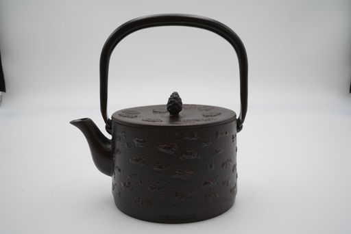 砺波商店 鉄瓶 桜皮 寸胴型 日本製 南部鉄器 IH対応 直火対応 高品質 旅館 業務用｜fleurette