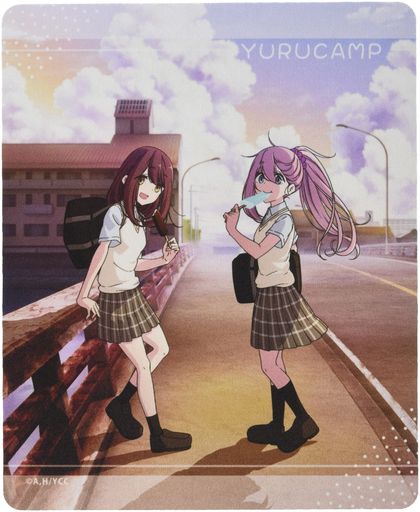 ゆるキャン△ラバーマウスパッドVER.3各務原なでしこ&土岐綾乃RMAN-Y003-M03画像