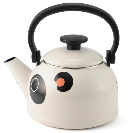 富士ホーローケトルやかん1.8Lぱんだホワイト白かわいい動物柄