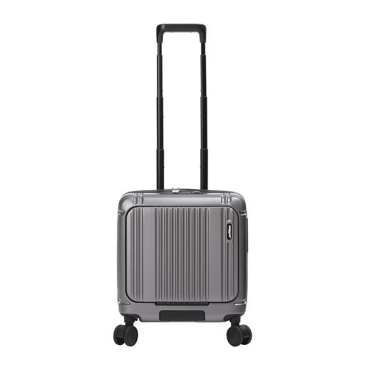 [バーマス]スーツケースInterCITYIIPROワンタッチフロントオープン機内持ち込みサイズ32L(限定特典付き)3.2kgグレー