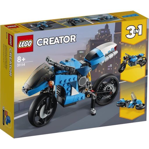 レゴ(LEGO)クリエイタースーパーバイク31114手あそび立ちはだかる差し上げ物自動自転車御坊っちゃんうしろ帯8歳以上