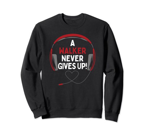 ゲーム用引用句「AWalkerNeverGivesUp」ヘッドセットパーソナライズトレーナー