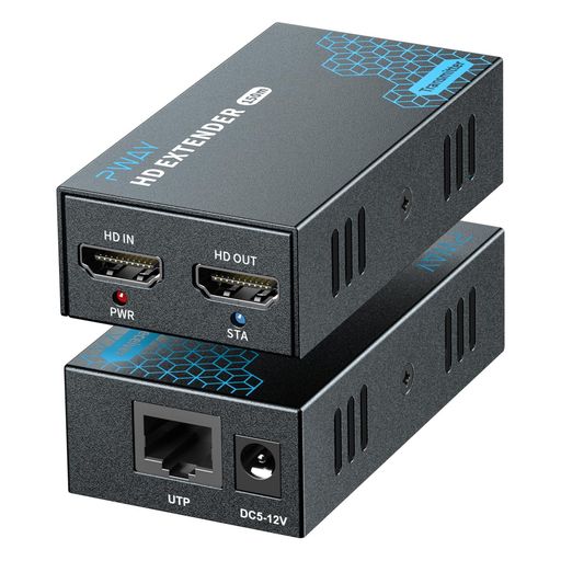 1080P@60Hz HDMI エクステンダー Lan IP/TCPローカルループアウト HDMI受信機送信機 150m伝送距離 HDMI ロスレス 伝送 シンクロナス出力 監視室 ビデオ会議 適用｜fleurette