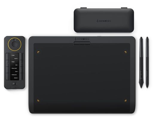 XENCELABSペンタブレットMediumクイッキーズリモート付き板タブペンタブ描画面のアスペクト比16:9超薄型8mm8192筆圧レベルプラスマイナス60°傾きの検知12インチデジタルアートパッドワイヤレ…