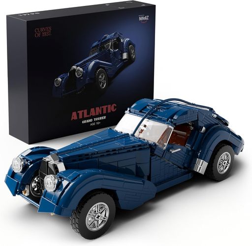 Nifeliz アトランティック車ブロック 1/14 スケール大人向けブロックセット 組み立てモデル 乗り物おもちゃ オフィス/自宅インテリア向け|車ファンへのギフト誕生日プレゼント(1,127ピース&hellip;｜fleurette