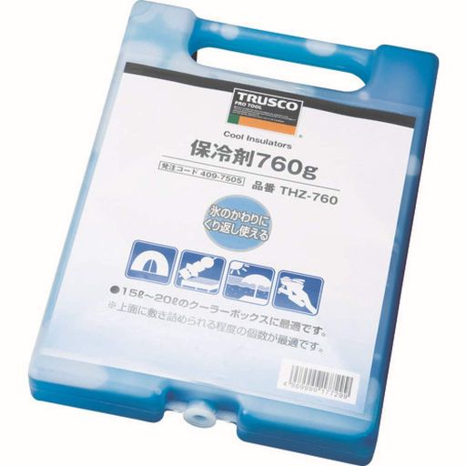 TRUSCO(トラスコ)保冷剤760gTHZ760x20個【容れもの売りわたす】