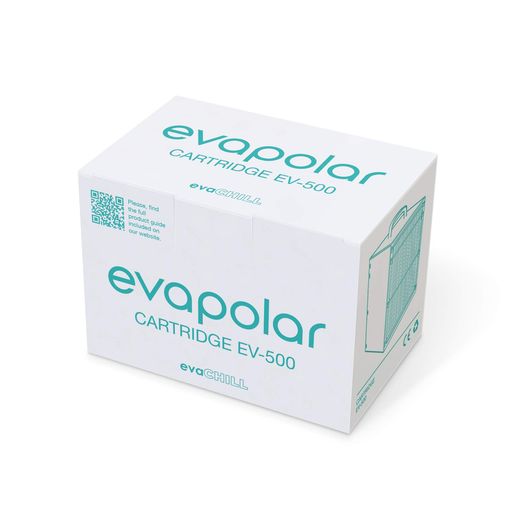 EvapolarevaChill取り替えっこ用薬莢人間用消えうせる冷房装置および加湿器/携帯型冷房装置用(evaChillEV-500用)、黒いこと