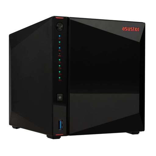 ASUSTORASUS子会社NAS一揃いの道具4ベイAS5404TNimbustor4Gen2M.2NvMeSSDx4拡張スロットIntelCeleronN5105クアッドコア2x2.5GbE弾丸道路界面DDR44GB記憶装置