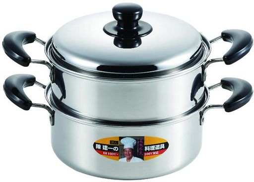 陳建一IH200V対応二段蒸し器22cmCK-072R