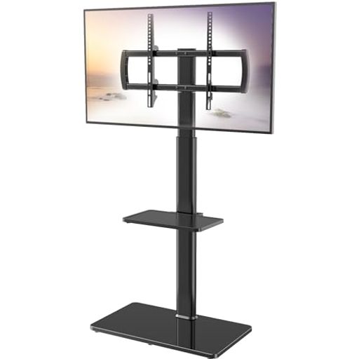 テレビスタンド壁寄せハイタイプテレビ台tvスタンド32~65インチ対応VESA/横100~400mm/縦100~400mm耐荷重40kg高さ調節可能左右40°首振り可能家用/学校/ビジネス展示用/病院業務用ブラックHT2002B 7,696円