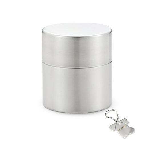 J-kitchens和み茶筒ステンレス艶消しS日本製オリジナルタグ付