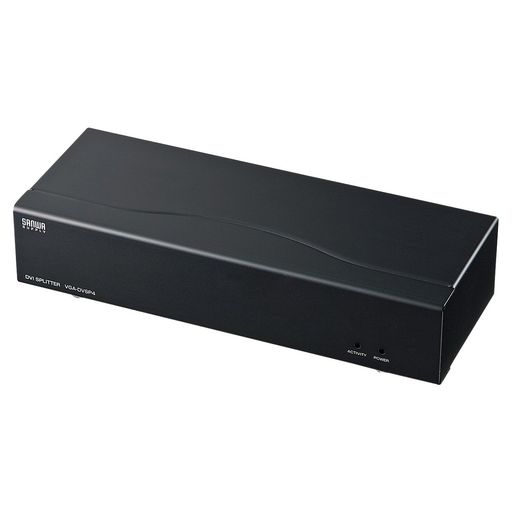 サンワサプライフル固定ディスク相応うDVI見せびらかす分かちあう器(4分かちあう)VGA-DVSP4