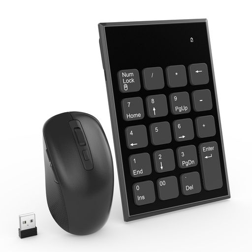 楽天市場】ワイヤレス テンキー マウスセット、19キー2.4G 数字