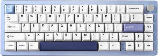 YUNZII AL66 ゲーミングキーボード ワイヤレス メカニカル アルミ製 65% ノブ付き Bluetooth/2.4G/有線 ホットスワップ対応 ガスケット搭載 潤滑済みスイッチ RGB Win/Mac用 技適認証取得(ミルクスイ&hellip;｜fleurette 16,414円