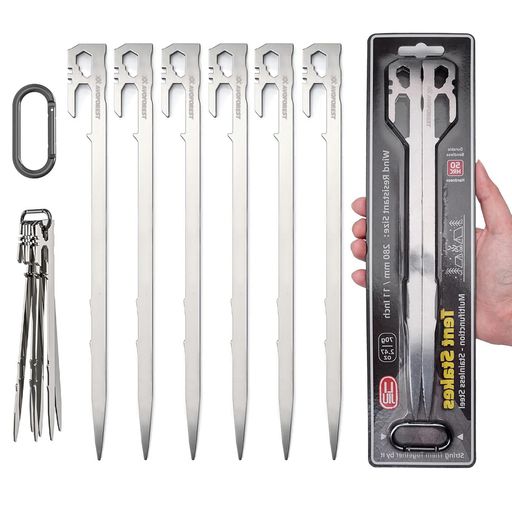 楽天市場】ペグ AVOFOREST テントペグ 28cm 6本/12本セット ステンレス