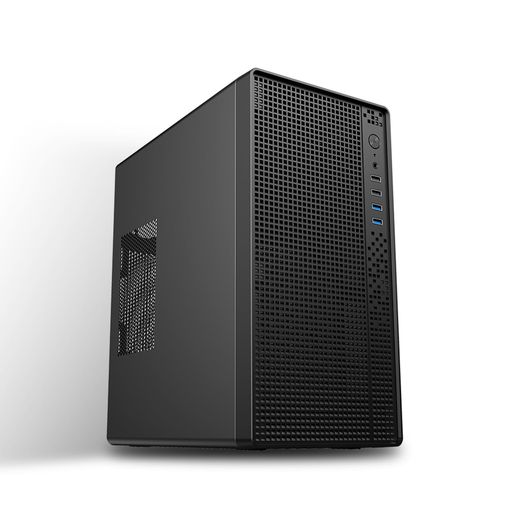 MAQUYMicroATXPCケースミニタワーSPCC0.8mm鋼板ファン非付属小型デスクトップMATX/ITX対応ホームオフィス用冷却拡張可HDD/SSDマウント-S1