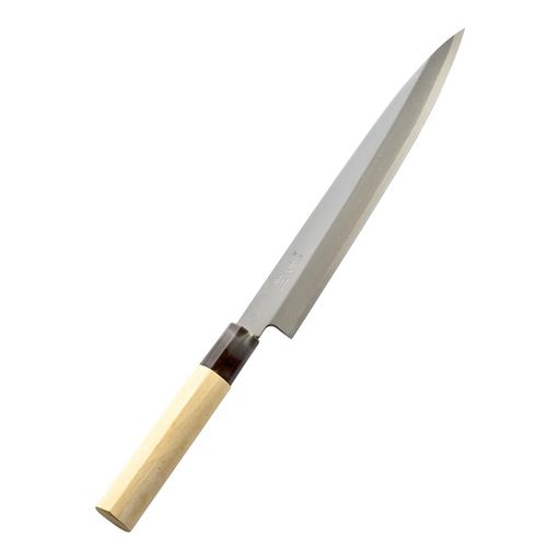吉利ステン本鍛造本刃付包丁柳刃210mm国産日本製職人手造り鍛造両刃永切れ魚肉刺身