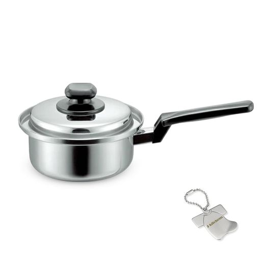 J-kitchens 食卓団らん 片手鍋 ウォーター ヘルシー 機能付き 16cm ガス IH対応 日本製 オリジナルタグ付|fleurette