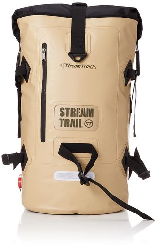 流れトレイル雨合羽背嚢DryTankD240L真砂大ロールダウン式