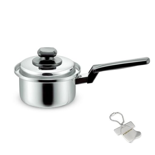J-kitchensダイニングプロダクト片手鍋ウォーターヘルシー機能付き14cmガスIH対応日本製オリジナルタグ付