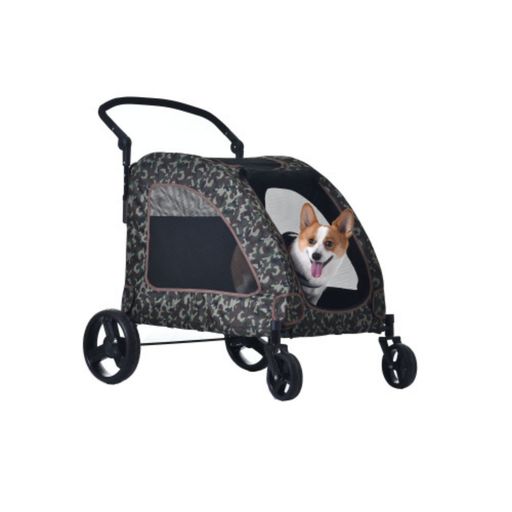 BTM ペットカート ドッグカート 老犬 折りたたみ 小型犬 多頭 中型犬 耐荷重50kg 猫 軽量 組立簡単 工具不要 介護用 ペット用品|fleurette