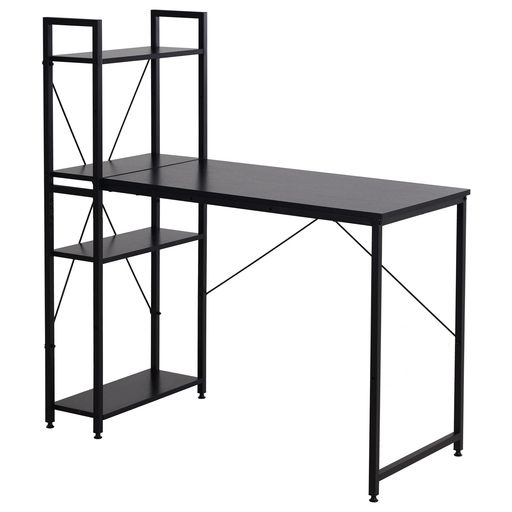 VECELO パソコンデスク L字デスク 幅110×奥行80×高さ75cm 棚付 VECELO パソコンデスク L字デスク 幅110×奥行80×高さ75cm 棚付