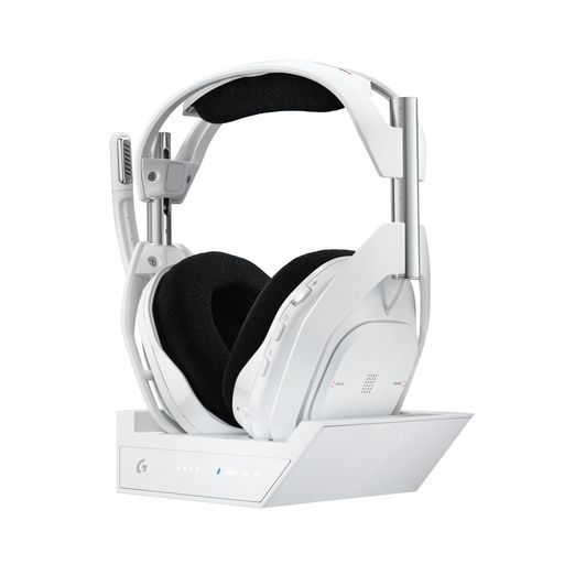 Logicool G ゲーミングヘッドセット ASTRO A50 X LIGHTSPEED A50X-WH ワイヤレス ヘッドセット + ベースステーション ミックスアンプ 内蔵 マイク付き 充電 24時間連続使用可能 軽量 363g Bluetooth|fleurette