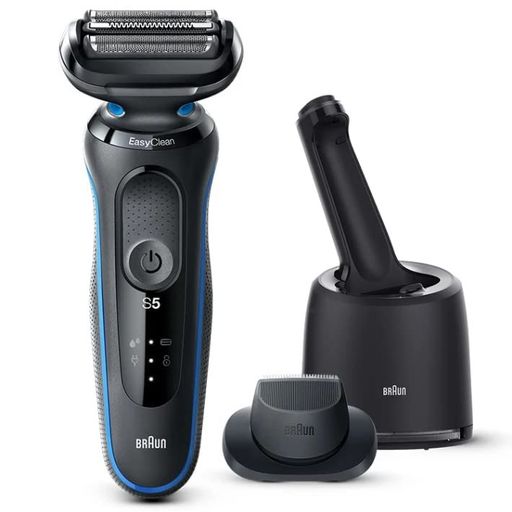 ブラウン 充電式 メンズ「密着シリーズ5」 51-B7200CC ブルー｜fleurette