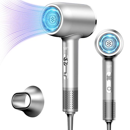 【新品未使用】ヘアドライヤー 無段階温度風量調節 ディスプレイ付き Amazon.co.jp: ヘアドライヤー 無段階温度風量調節 ディスプレイ