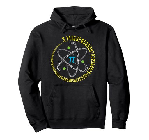 AtomPiMathScienceSTEMGift3.14PiDayパーカー