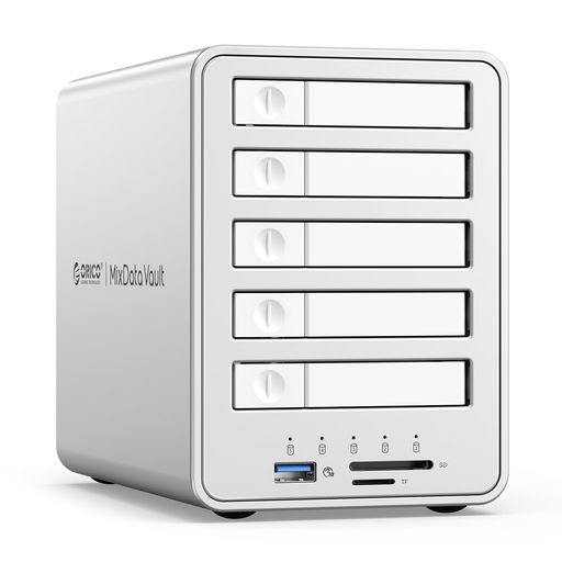 ORICOオール閃光電球SSD入れもの5台8肺結核*5RAID入れもの10GbpsUSB3.2Gen2繋ぎ合わせる7-9.5粍2.5inSSD/HDD相応うデイジーフェイス役立つこと付き添い人軽銀アロイ制SSD外後ばらい入れものUSB3.2