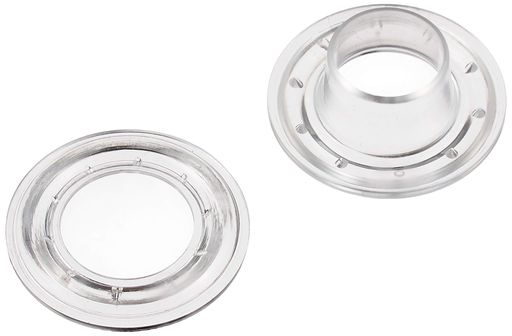 TRUSCO(トラスコ)両面ハトメプラスチック製10MM20組入りx10PK【ケース販売】
